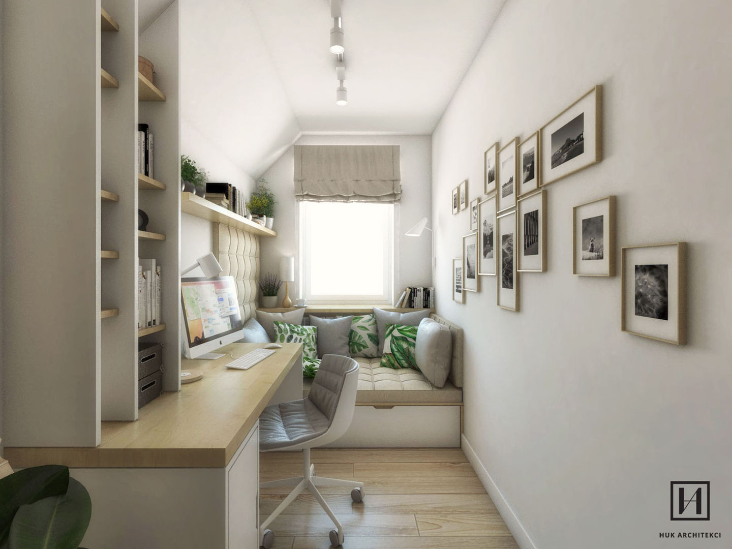 homify Scandinavian style study/office