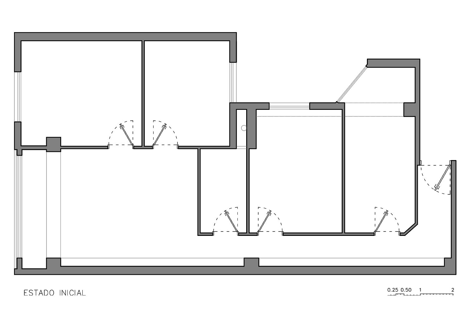 "The Closet" - 80 m²-, Tarragona., GokoStudio GokoStudio Moderne slaapkamers