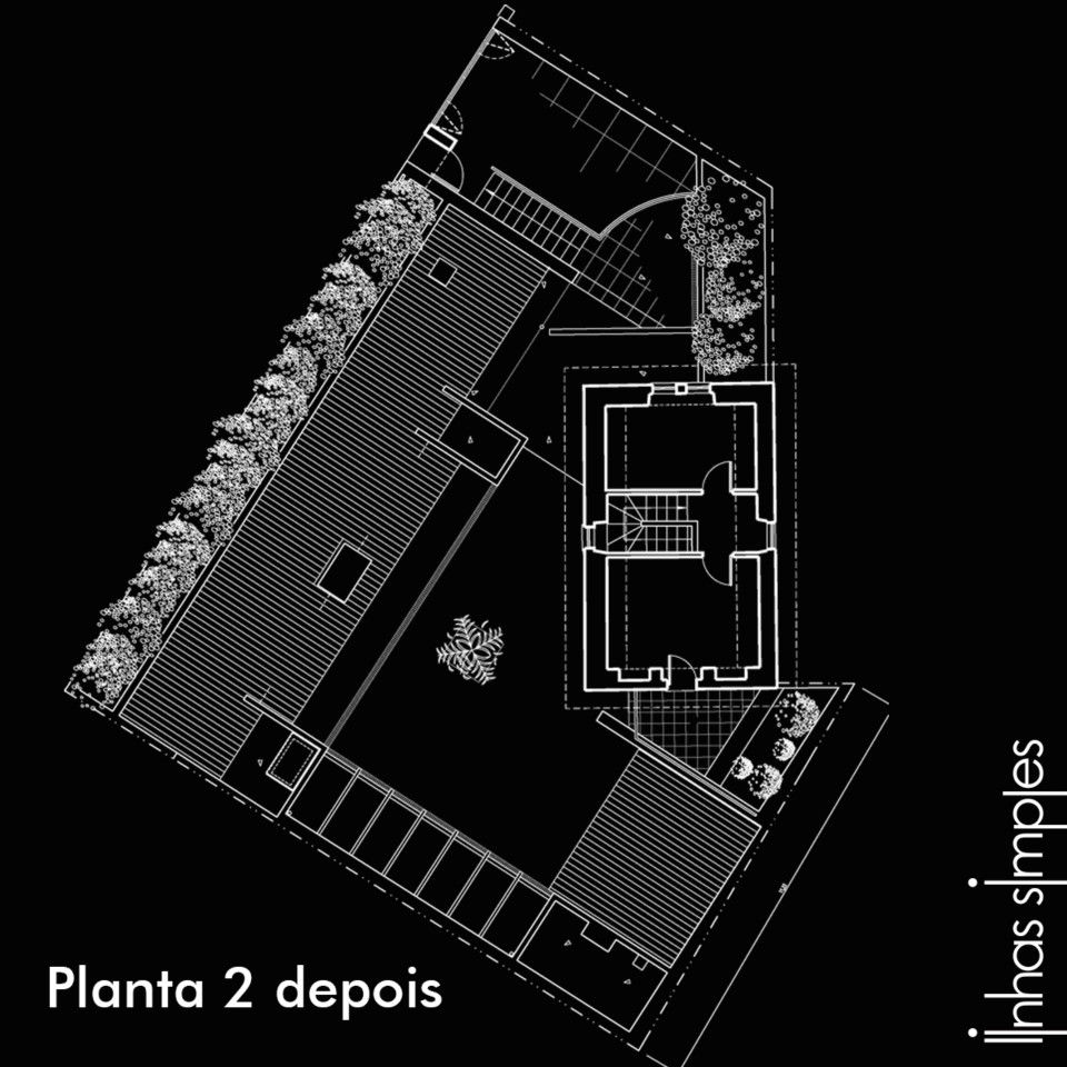 Upper layout plan - AFTER Linhas Simples