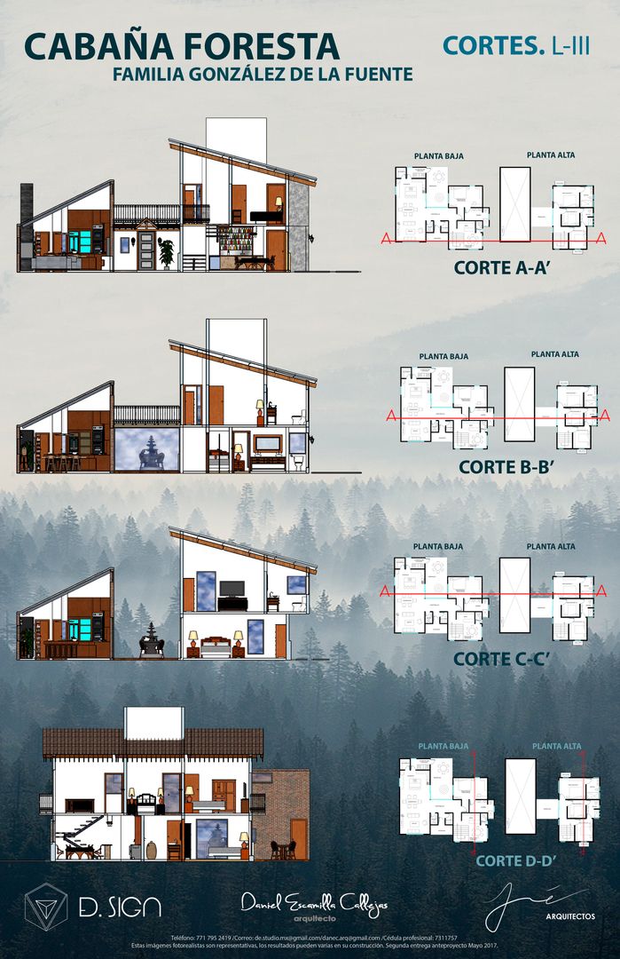 Cortés casa floresta homify Casas de estilo rústico