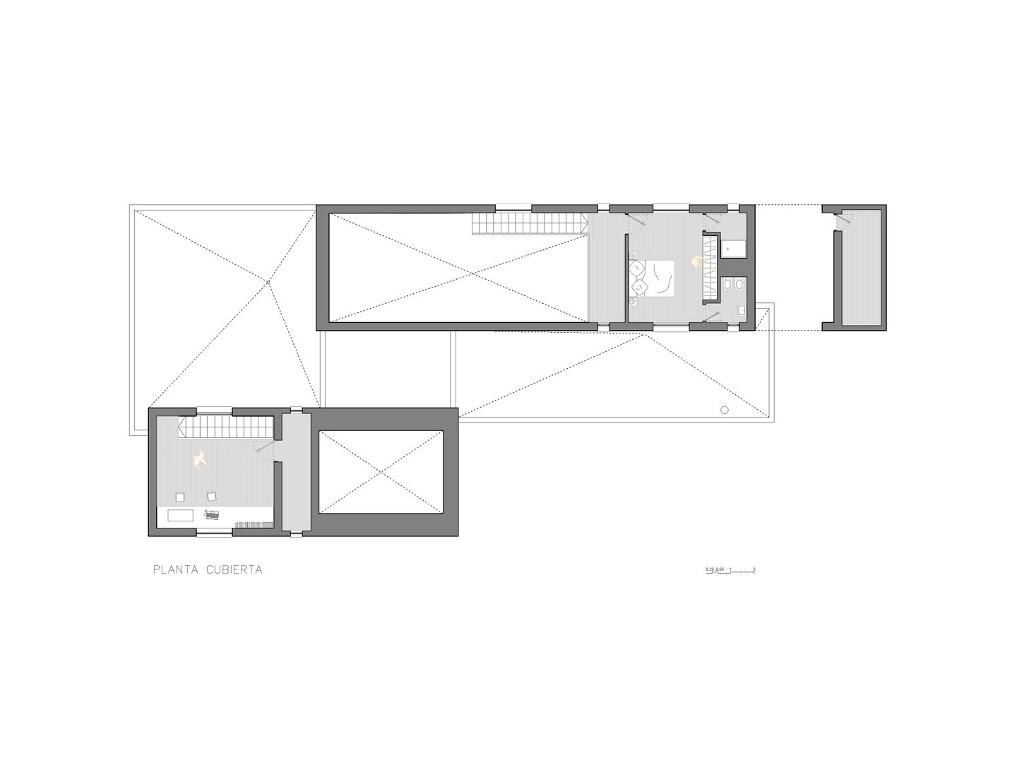 Fincas 2 -270m²-, Buenos Aires, Argentina. Planta Piso. GokoStudio Comedores modernos