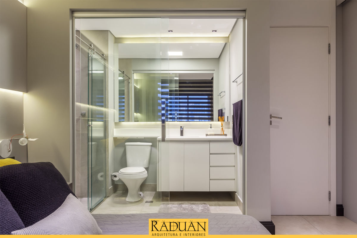 Apartamento 110 m² - Itaim Bibi, Raduan Arquitetura e Interiores Raduan Arquitetura e Interiores Modern bathroom