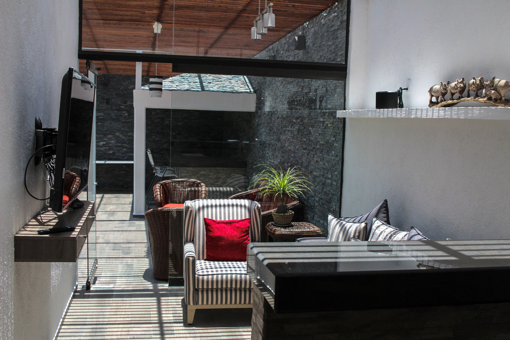 Terraza , Spazio3Design Spazio3Design بلكونة أو شرفة حديد