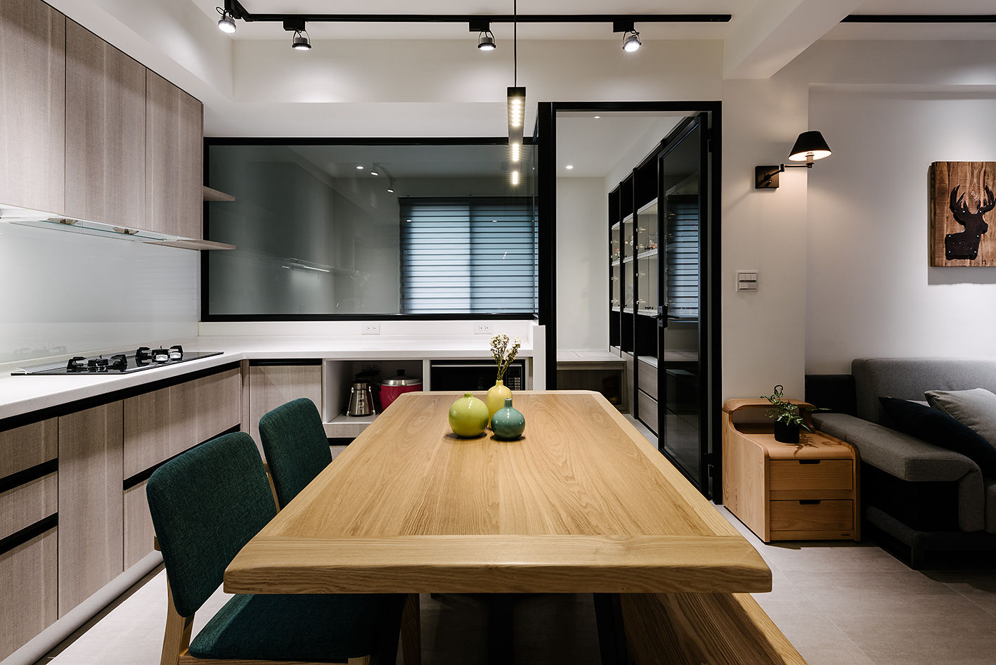 4F開放式廚房及書房 隹設計 ZHUI Design Studio Kitchen