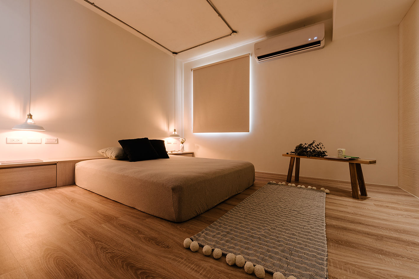 永和江宅, 隹設計 ZHUI Design Studio 隹設計 ZHUI Design Studio オリジナルスタイルの 寝室