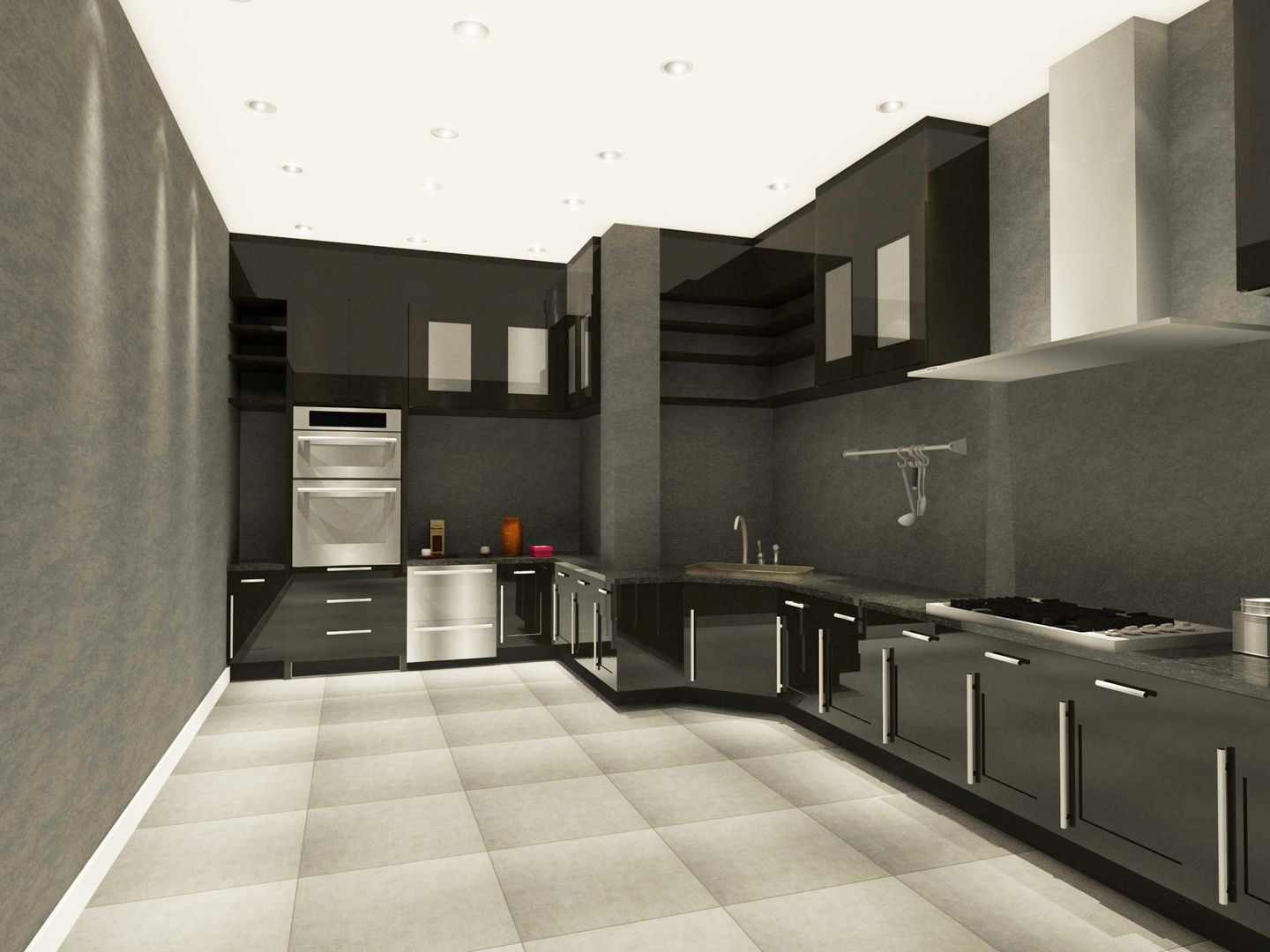 Kitchen 3D Design #3 homify ห้องครัว