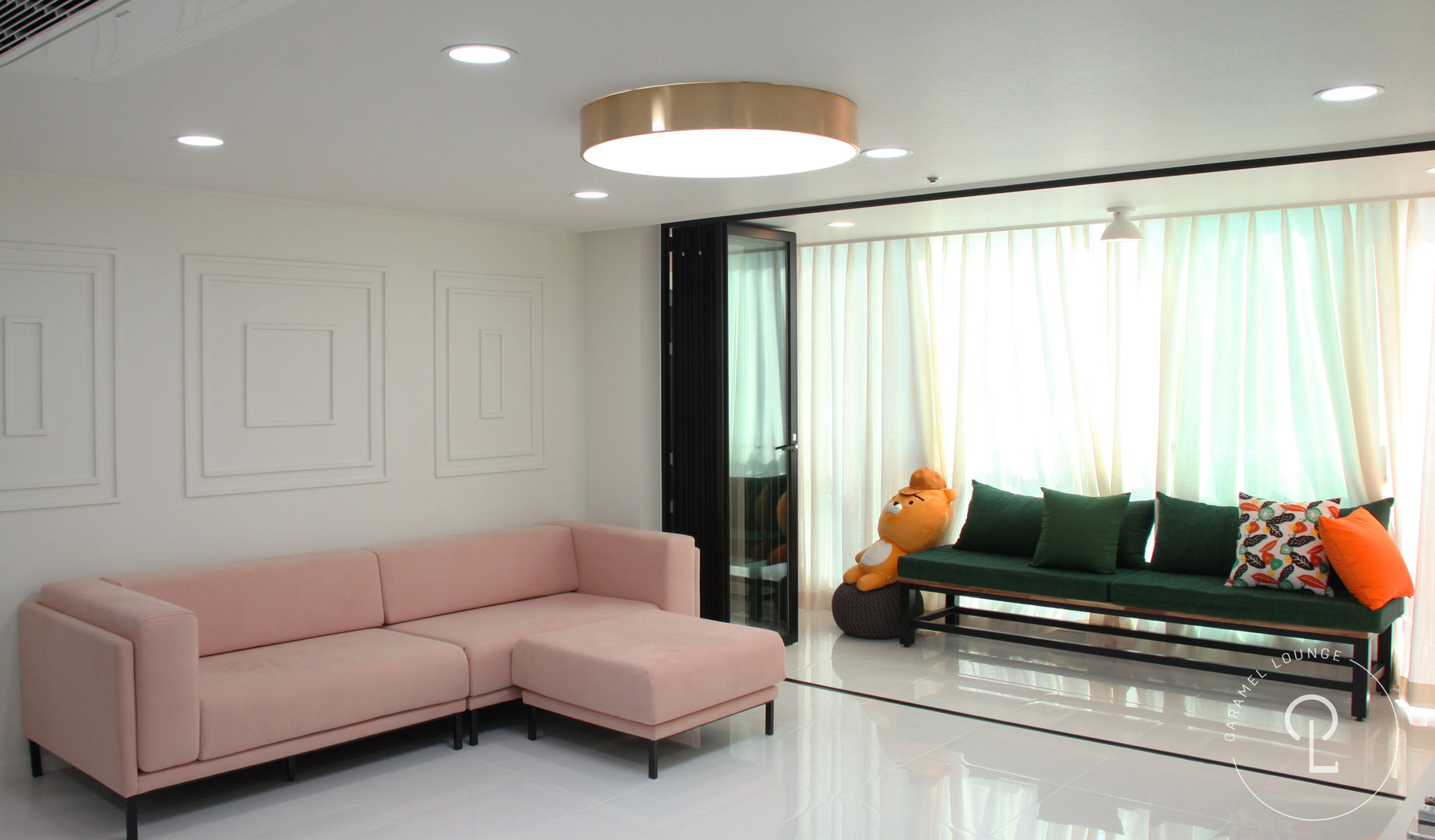 영등포구 동부센트레빌 , 캐러멜라운지 캐러멜라운지 Modern living room