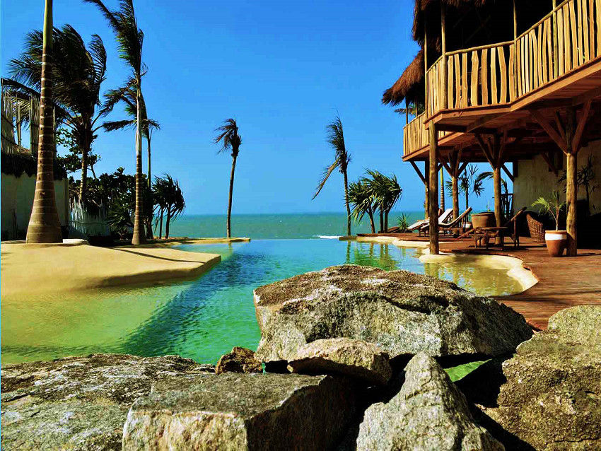 Piscina de Areia. Hotel Hurricane. Jericoacoara. CE Bebig Brasil. Piscinas de Areia Piscinas rústicas Arenito