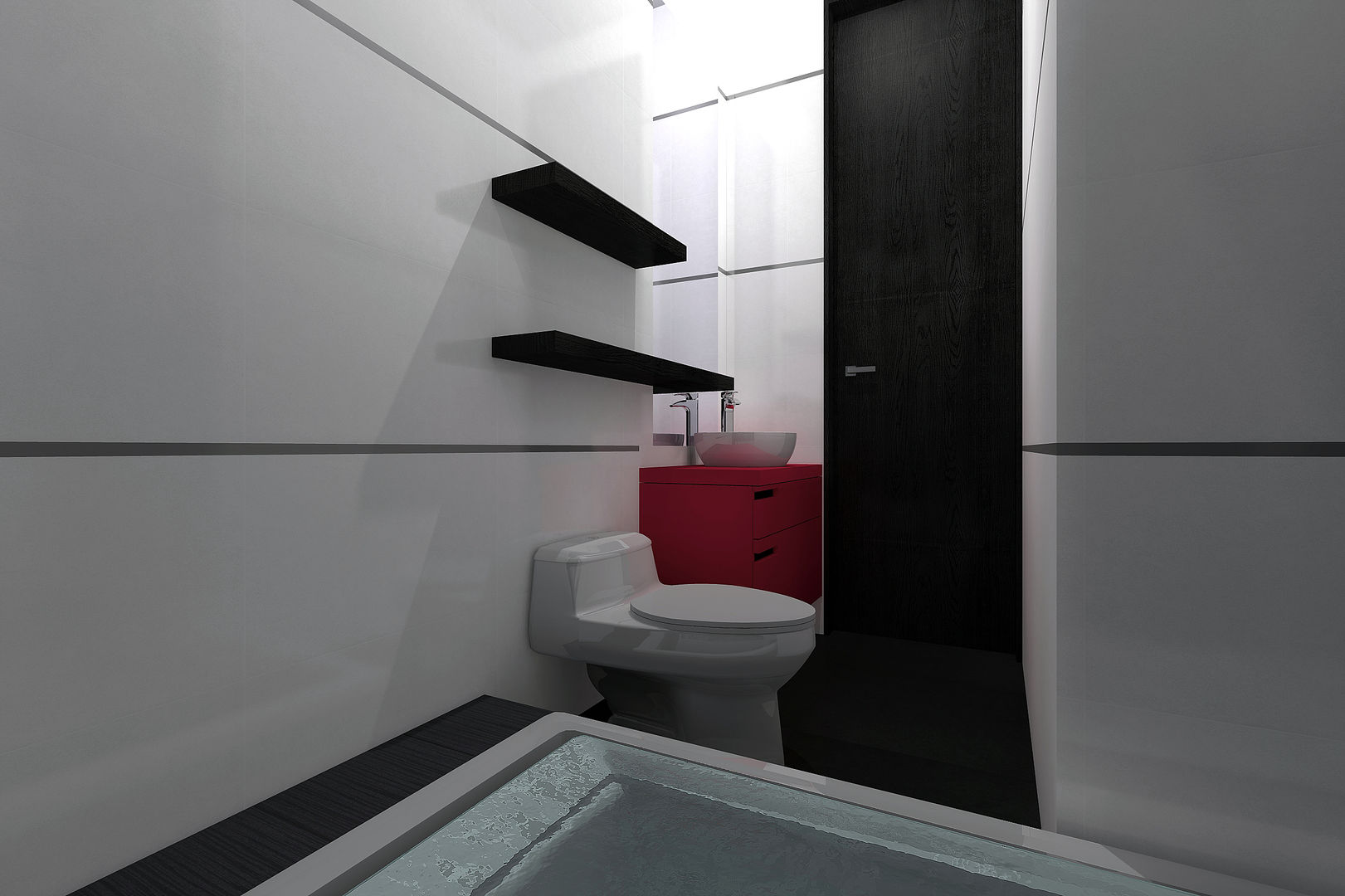 homify Salle de bain minimaliste Céramique