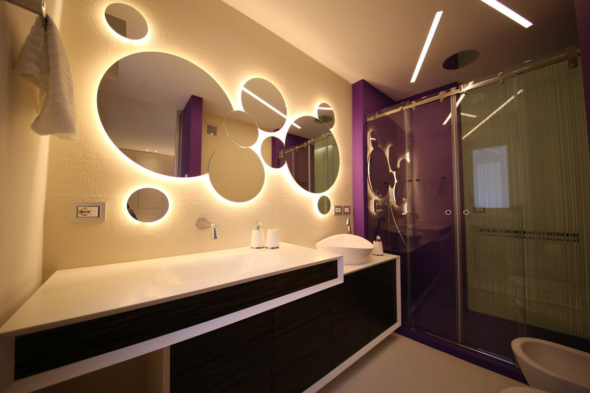 giochi di luce, Studio di Segni Studio di Segni Modern style bathrooms