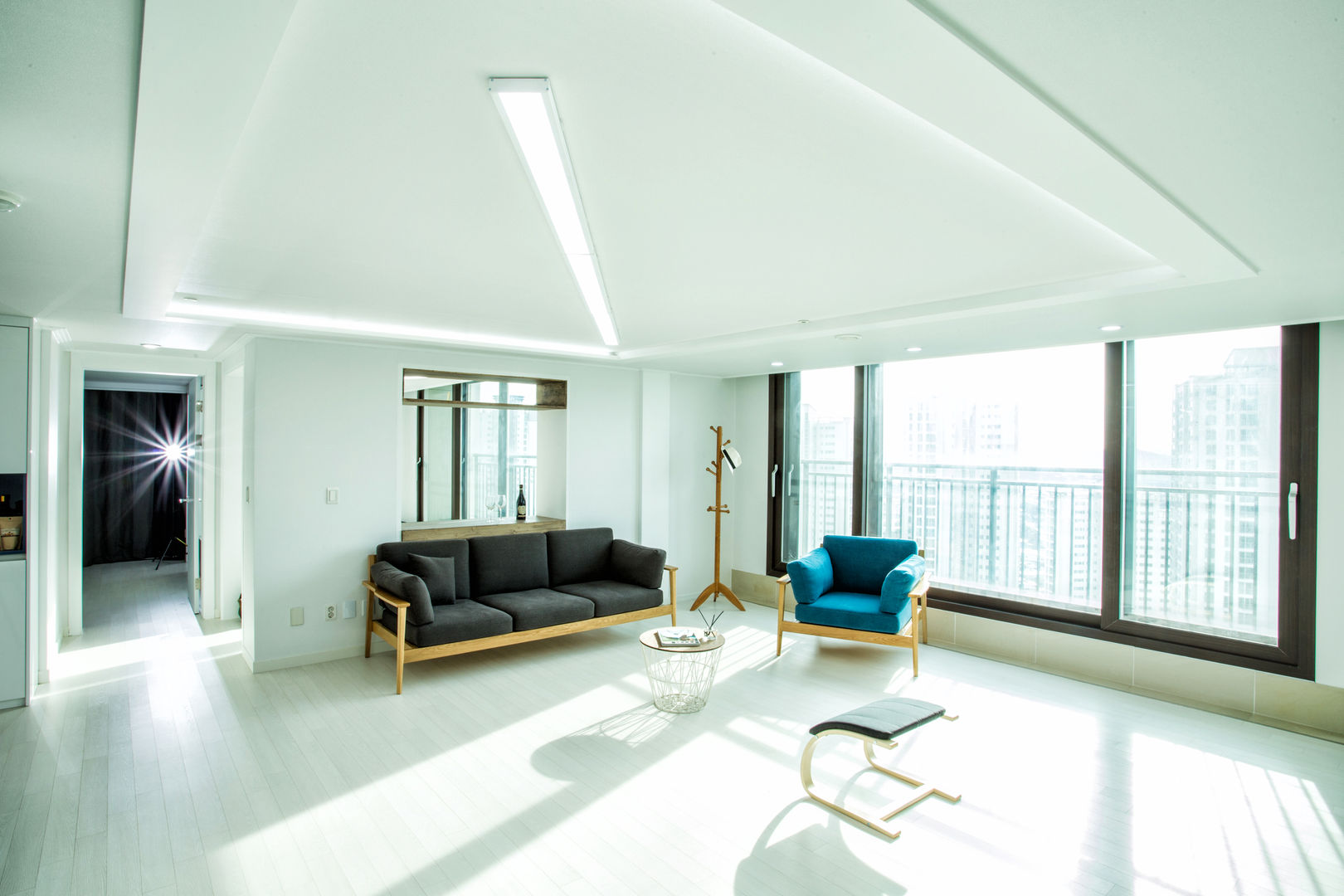 동탄 아파트 인테리어 프로젝트, 건축사사무소 사무소아홉칸 건축사사무소 사무소아홉칸 Modern Oturma Odası