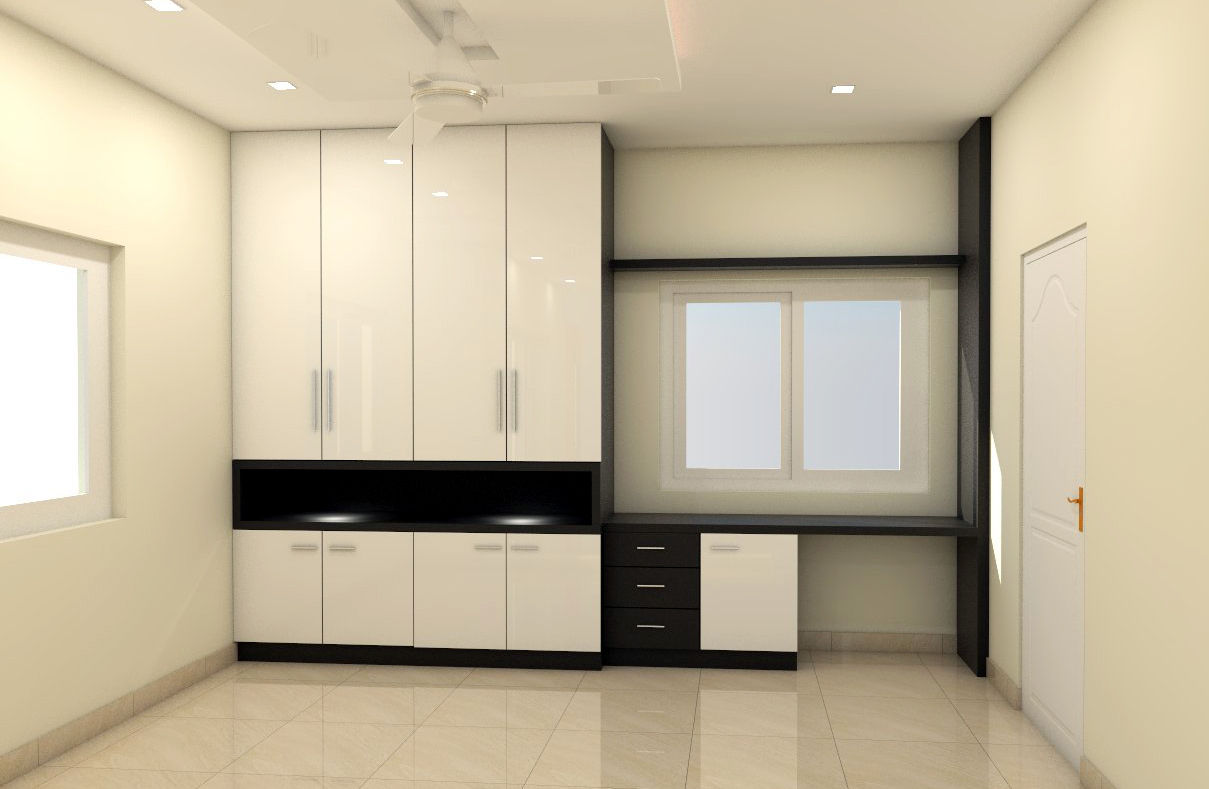 Wardrobe homify Bedroom پلائیووڈ