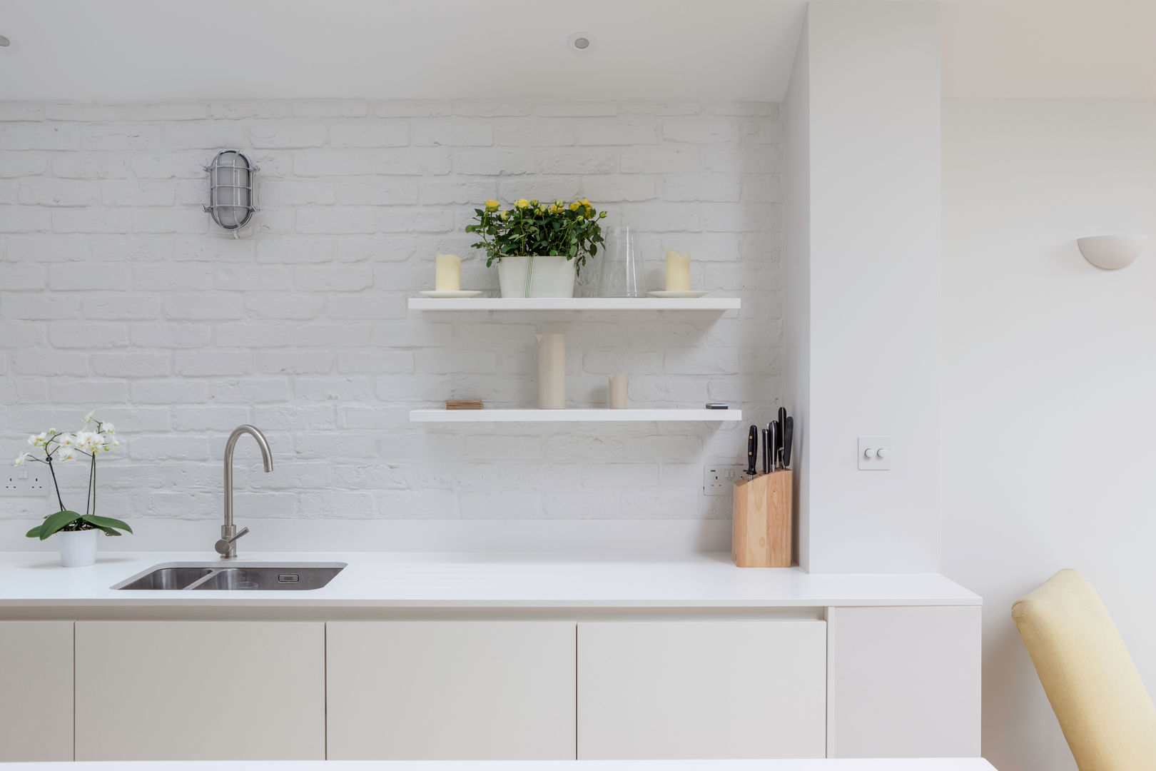 Kitchen details homify Cocinas de estilo moderno kitchen,brickwork