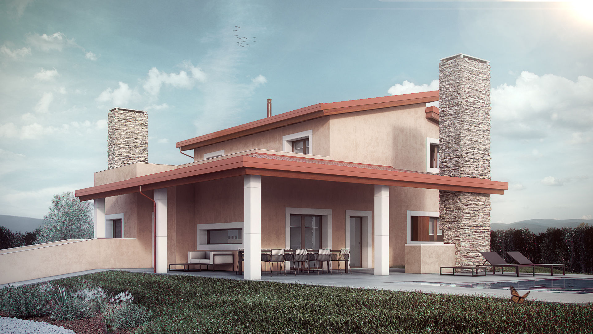 CASA RUS, ATYCO ATYCO Rustic style house Stone