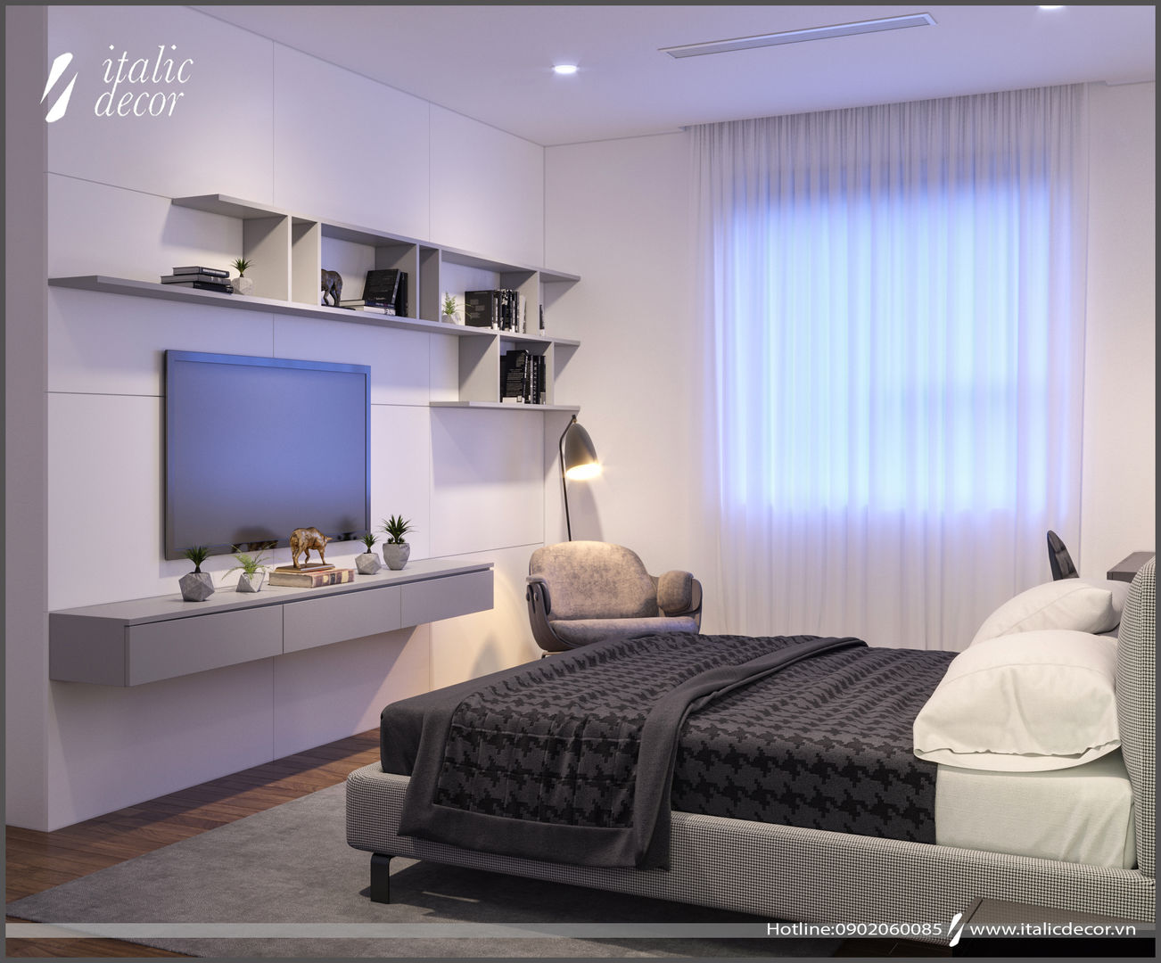 homify Modern style bedroom