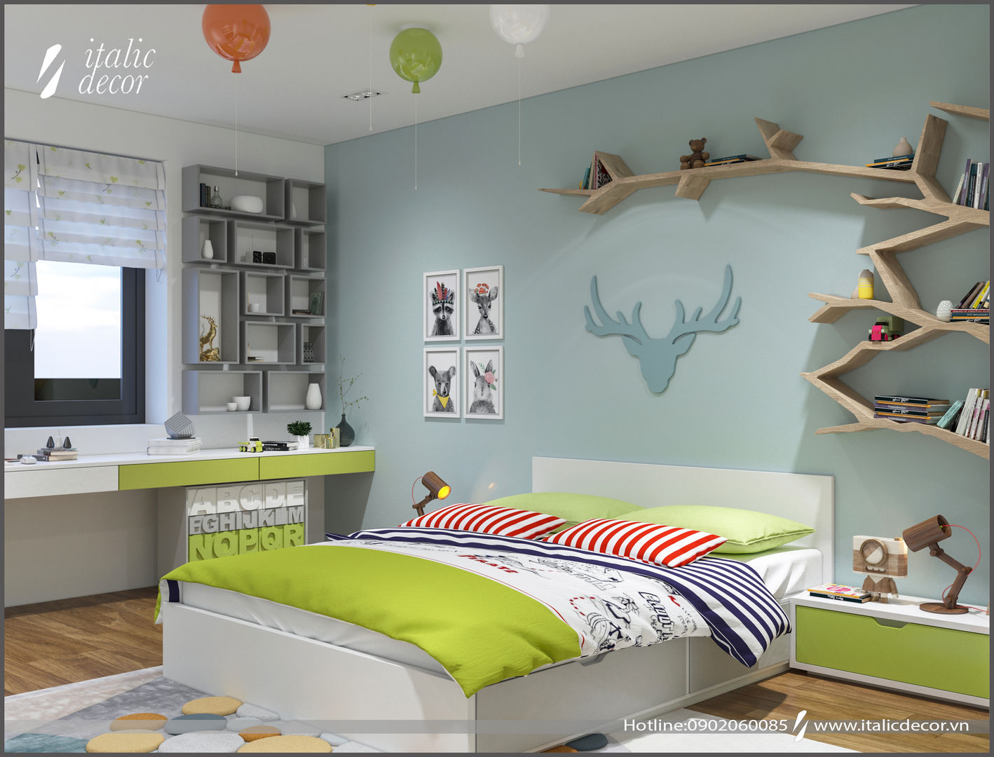 homify 모던스타일 아이방