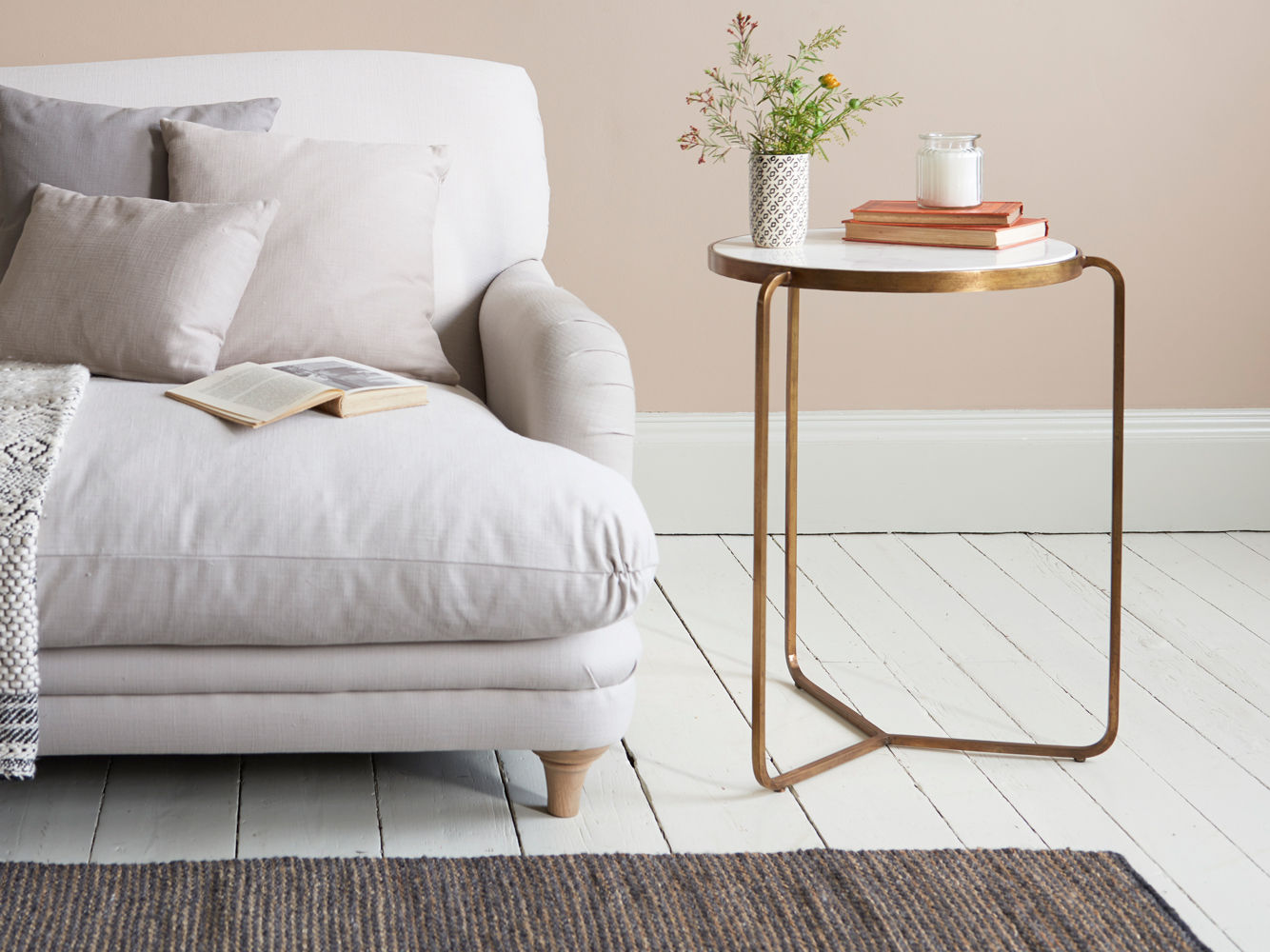 High Jinks Loaf Modern living room side table,glass,brass,high,delicate,Side tables & trays