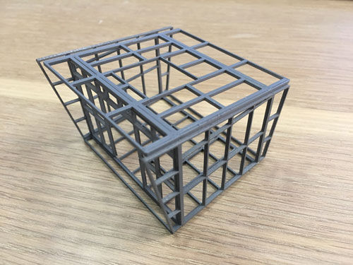 3d print of a structure A4AC Architects