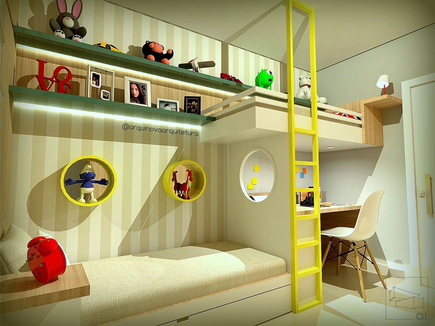 homify Dormitorios infantiles modernos: Decoración y accesorios
