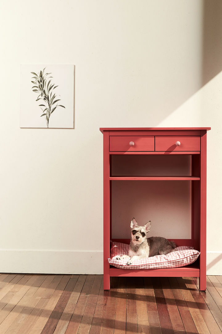 반려동물 가구 Pet Furniture - 푸시아핑크 수납장 , TWOINPLACE TWOINPLACE Salas de estilo moderno