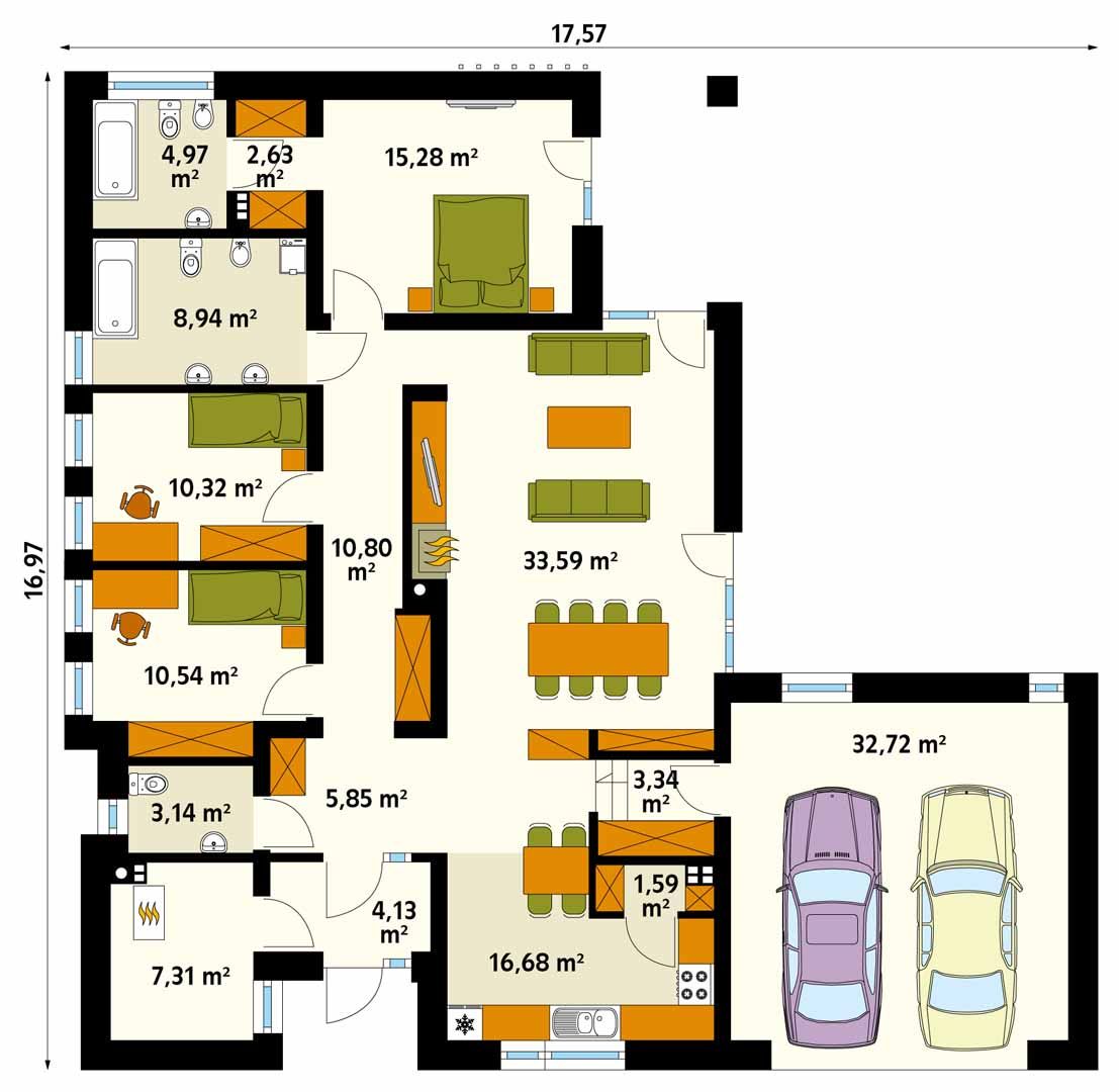 homify Tường & sàn phong cách hiện đại