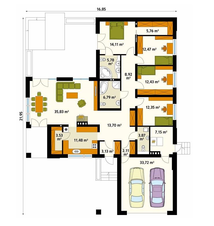 homify Pareti & Pavimenti in stile moderno