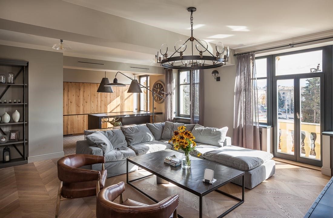 Living Room Hampstead Design Hub Salas de estilo industrial
