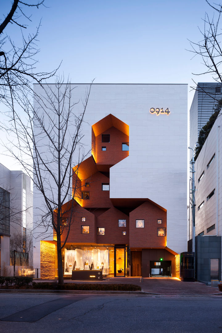 0914 도산 FSS, 기로건설(주) 기로건설(주) Casas modernas: Ideas, diseños y decoración