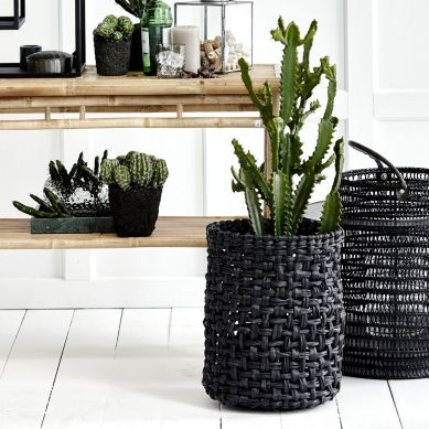 Lene Bjerre Gaia Basket Set of 3 Sweetpea and Willow® London Ltd Chambre scandinave Accessoires & décorations