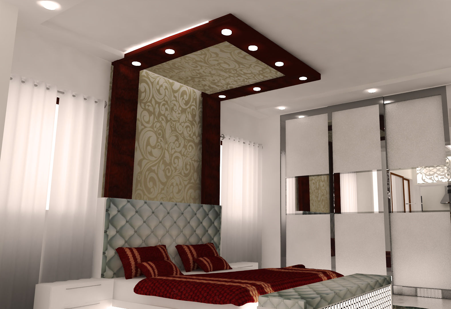 Residential Duplex Villa, BNH DESIGNERS BNH DESIGNERS Modern style bedroom