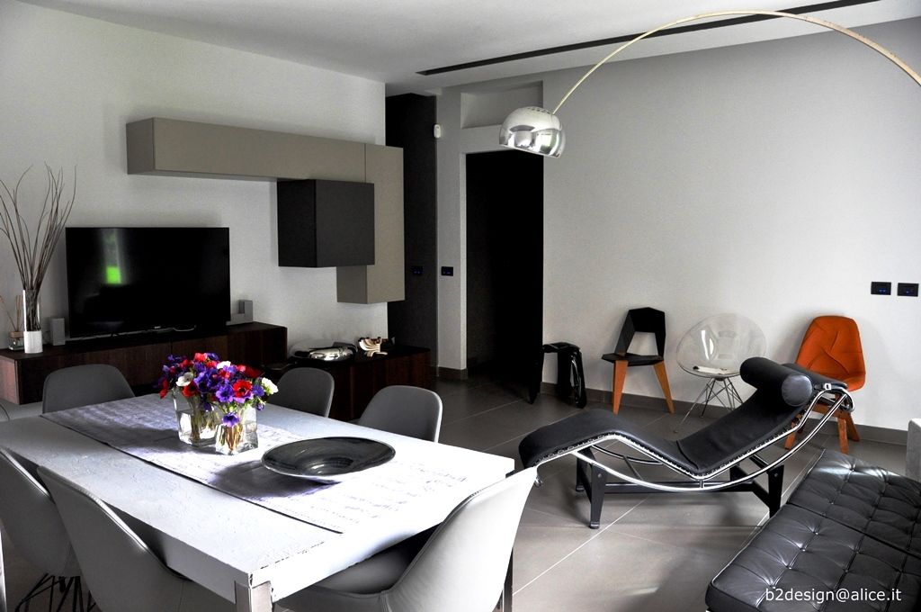 RISTRUTTURAZIONE CASA ARCHITETTO IN ROMA, COSTRUZIONI ROMA SRL COSTRUZIONI ROMA SRL Moderne Wohnzimmer