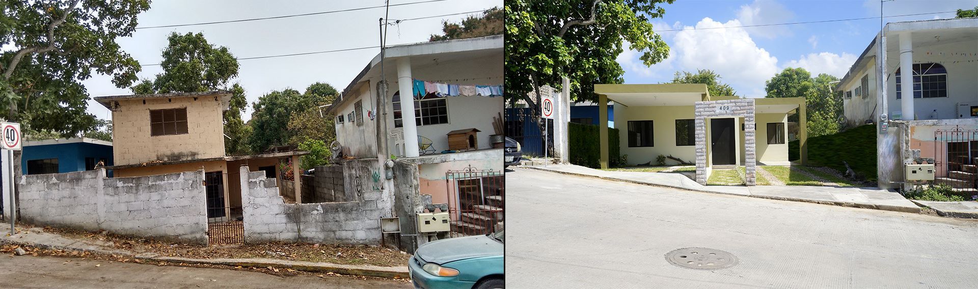 ANTES Y DESPUES . 3HOUS Casas modernas