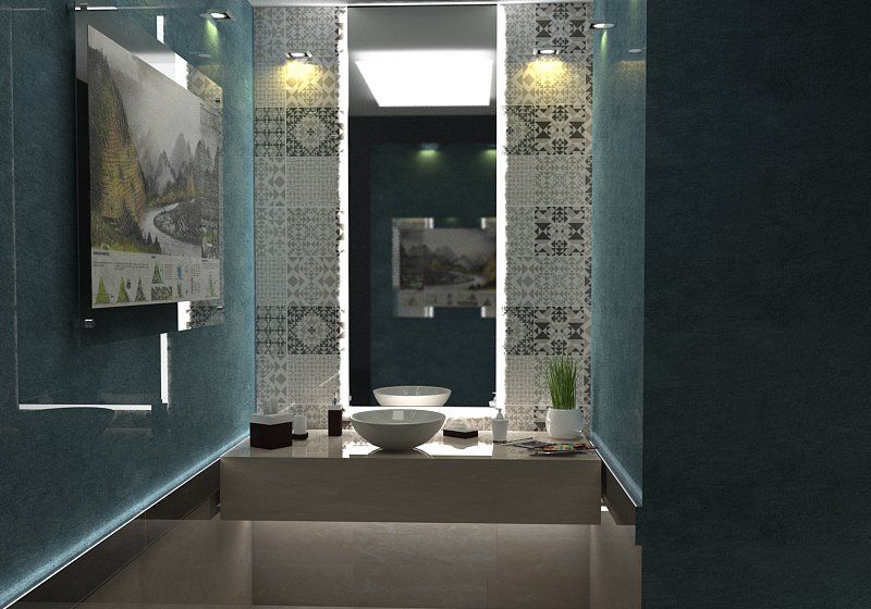 bathroom Taghred Elmasry Ванная комната в стиле модерн