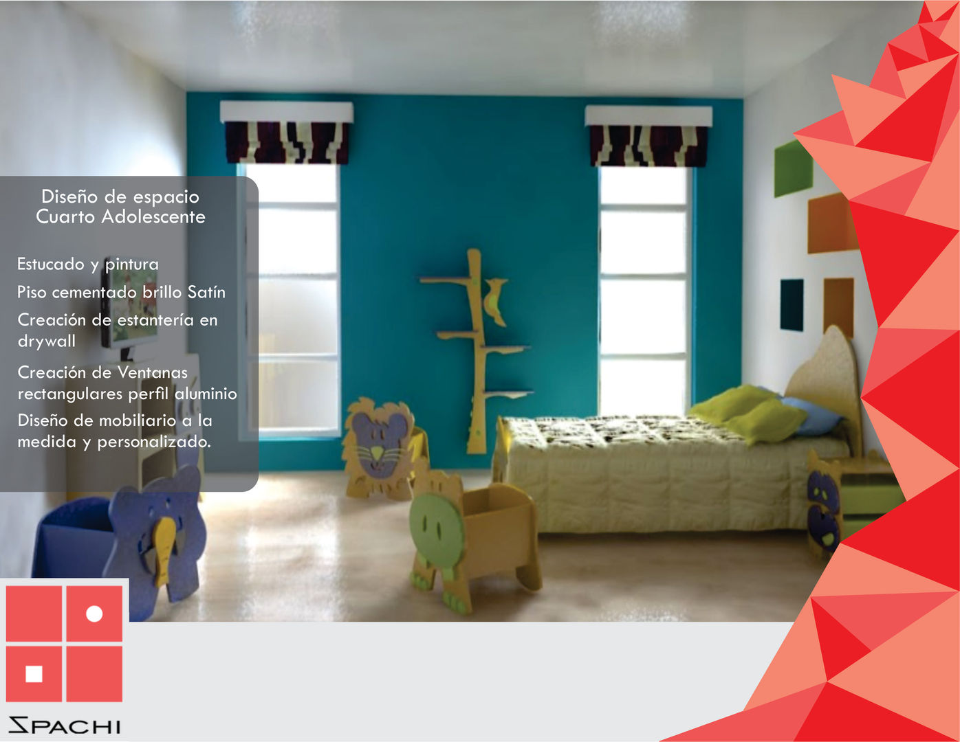 Arquitectura Interior, Spachi Arquitectura Comercial Spachi Arquitectura Comercial Nursery/kid’s room
