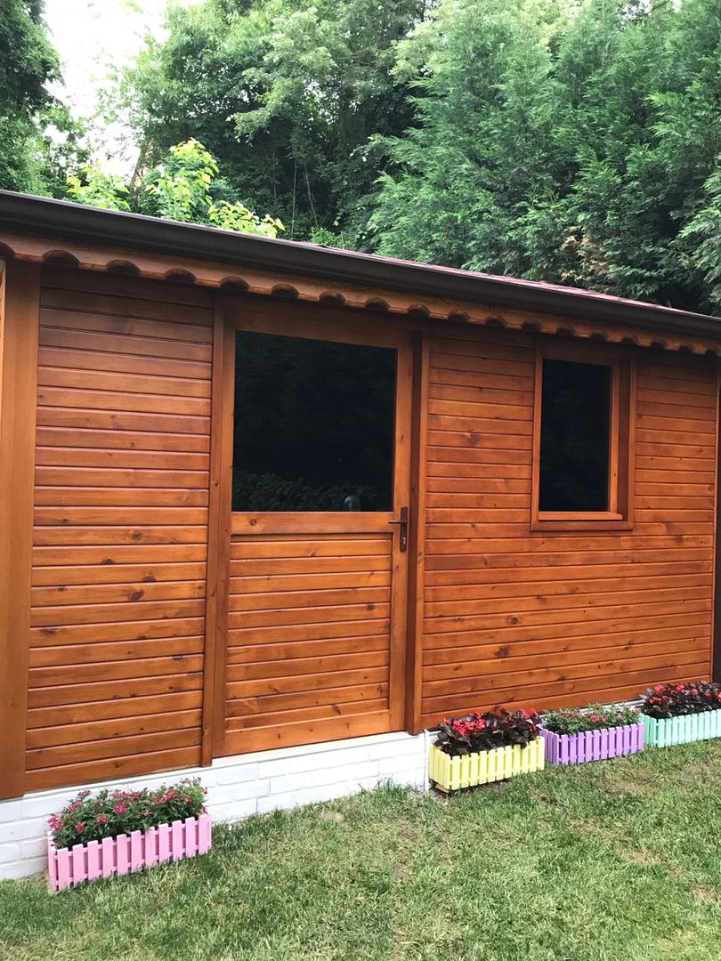 Ahşap Ev, Erim Mobilya Erim Mobilya Casitas de jardín Derivados de madera Transparente