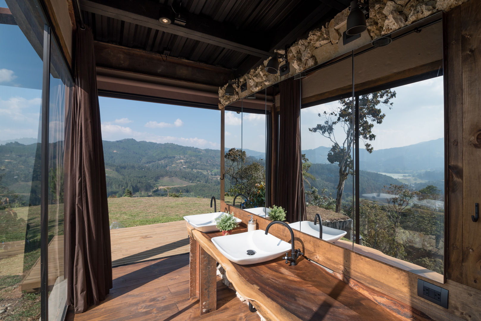 Baño OPUS Baños de estilo rural