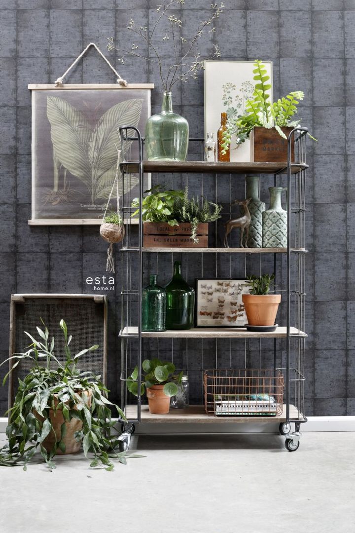 Greenhouse van ESTAhome.nl, ESTAhome.nl ESTAhome.nl Industrial style walls & floors Wallpaper