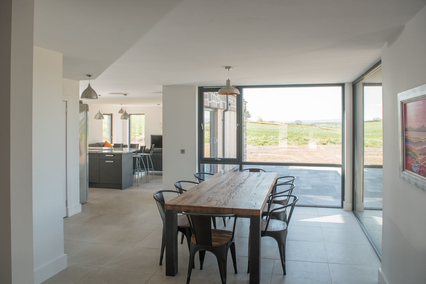 Drumpark Plot 1, Woodside Parker Kirk Architects Woodside Parker Kirk Architects Rustic style dining room Tables