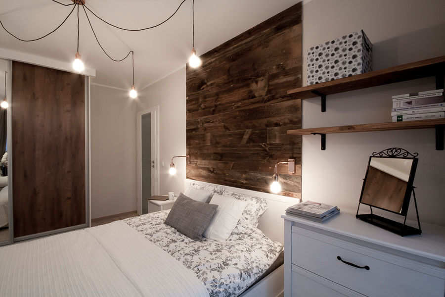 SŁODKO-GORZKIE WNĘTRZA, IDAFO projektowanie wnętrz i wykończenie IDAFO projektowanie wnętrz i wykończenie Modern style bedroom