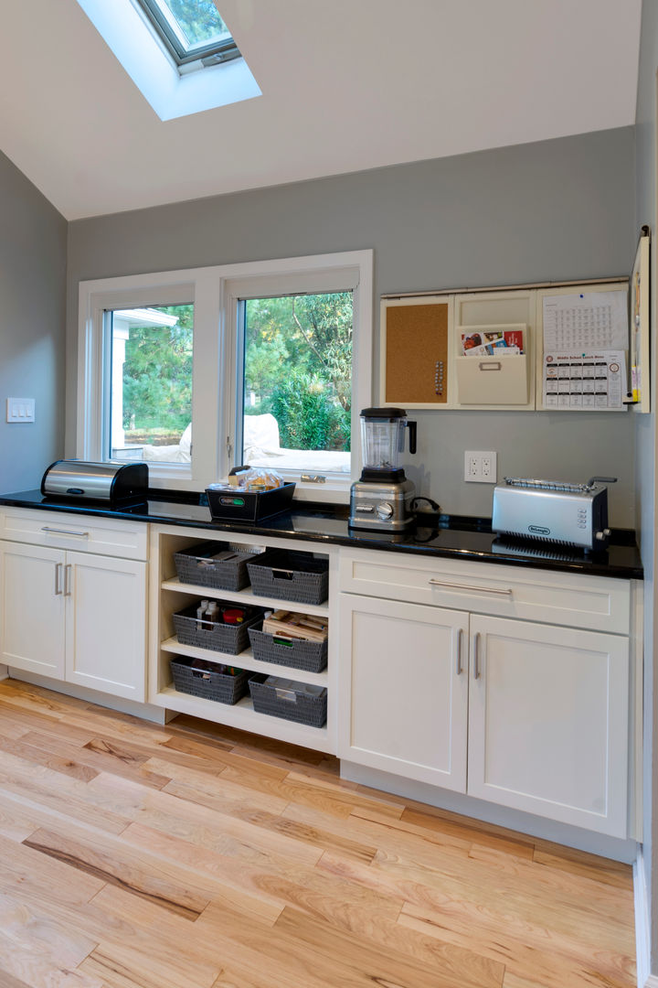 White Shaker Kitchen with Island Main Line Kitchen Design Kitchen