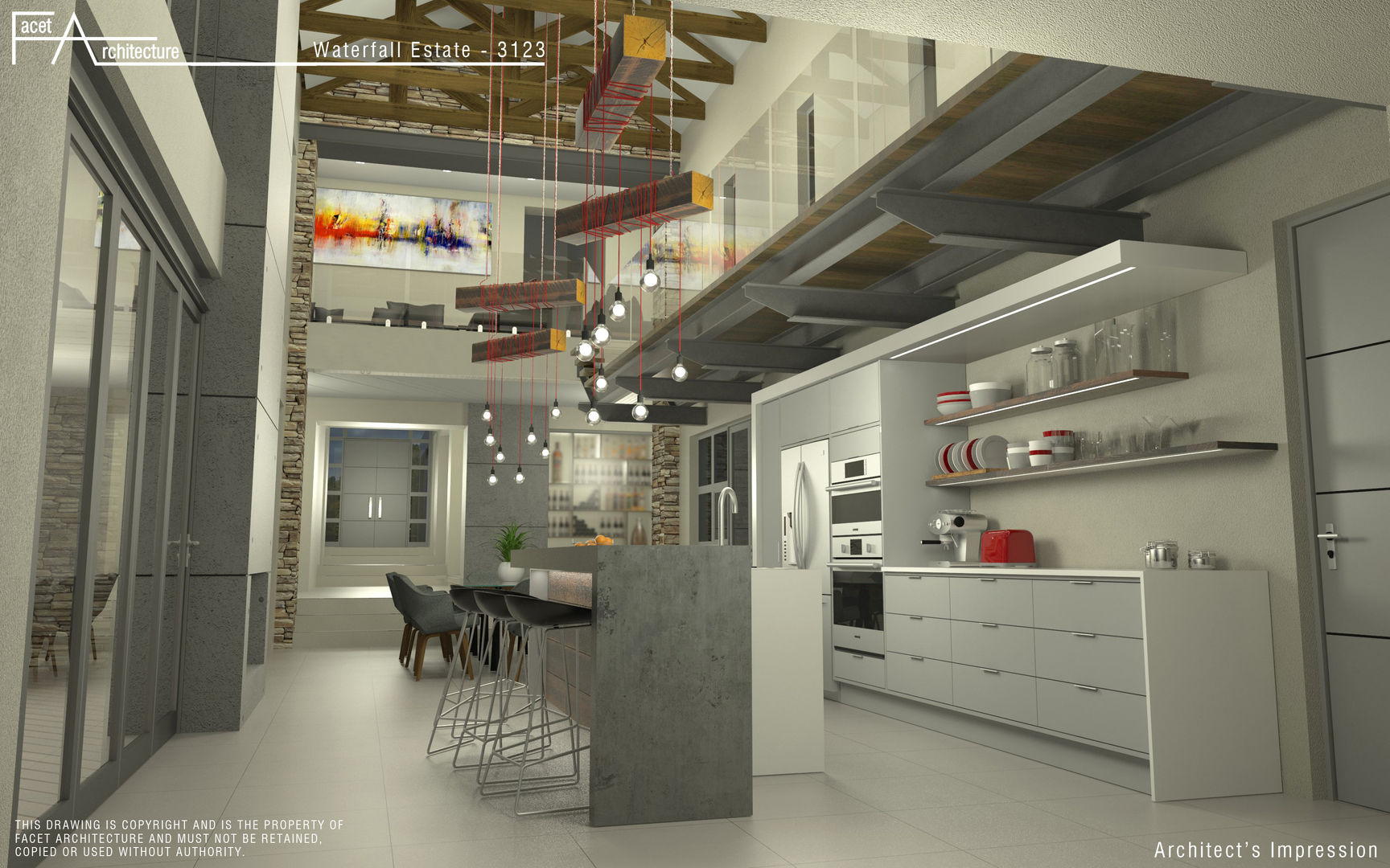 Live Facet Architecture Modern kitchen