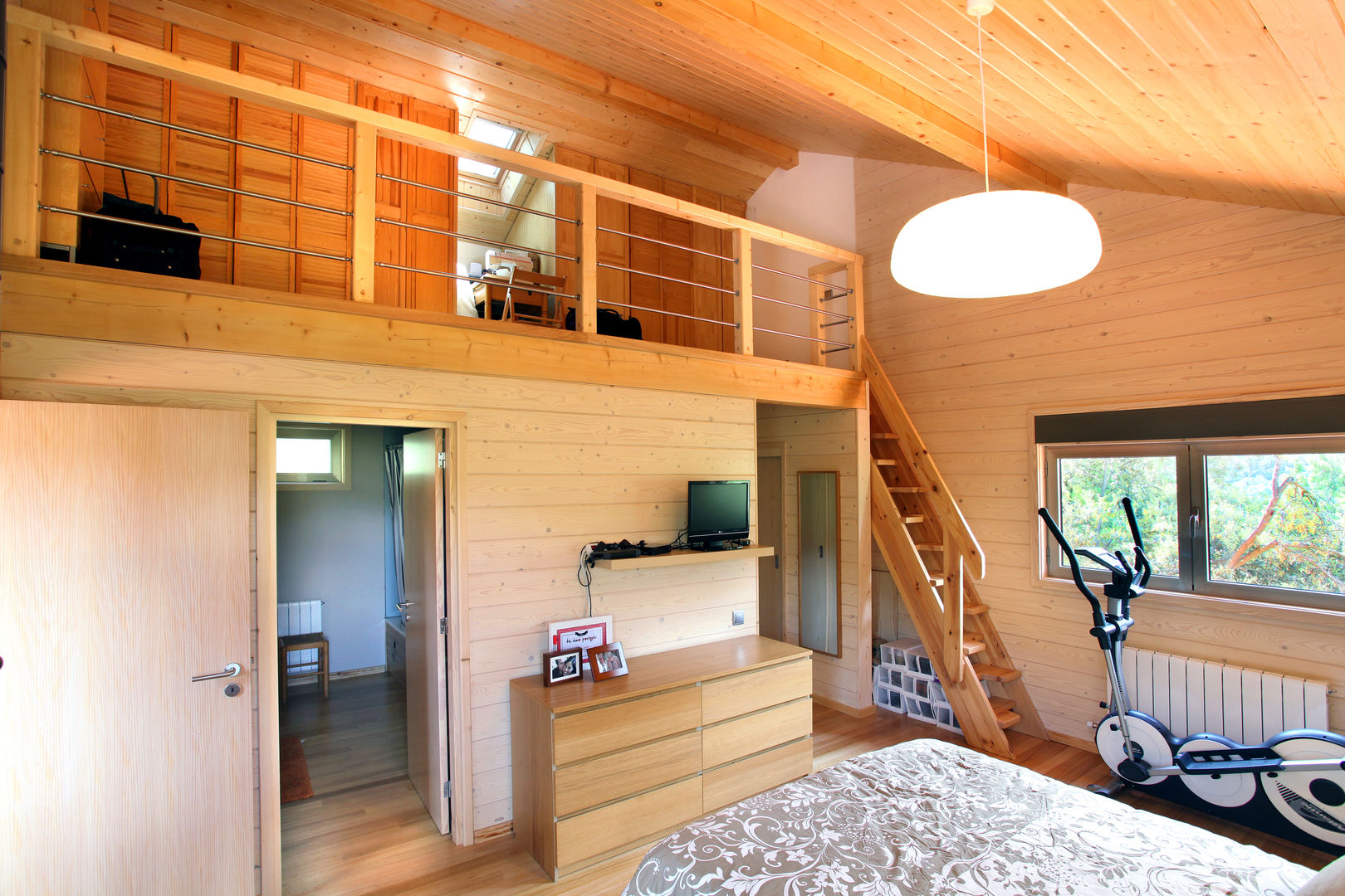 RUSTICASA | Casa em La Garriga | Barcelona, RUSTICASA RUSTICASA Rustic style bedroom Wood Wood effect