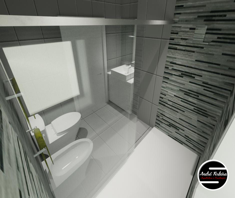 homify Modern bathroom