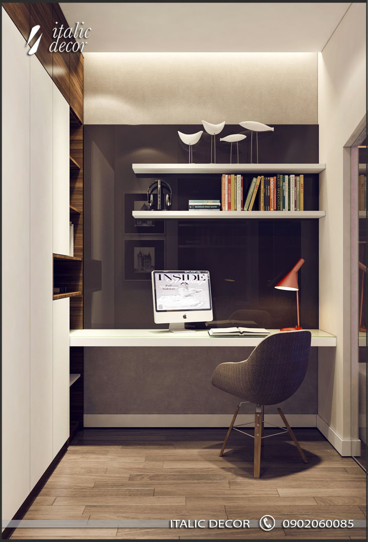 homify Modern study/office