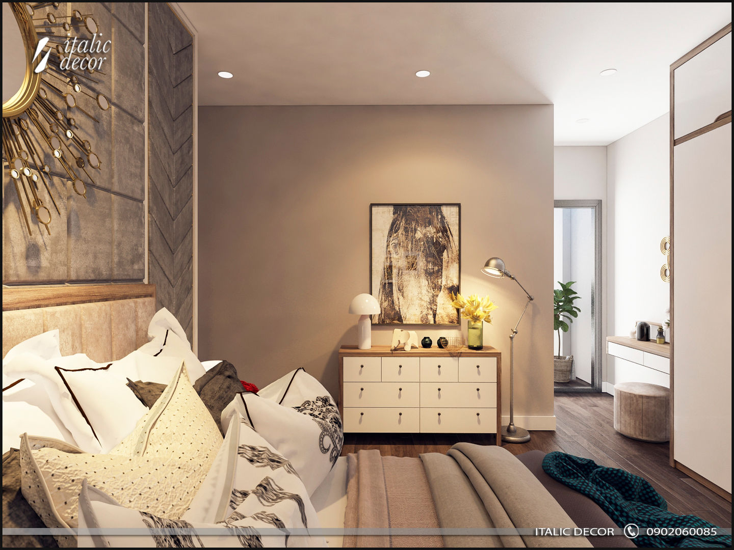 homify Chambre moderne