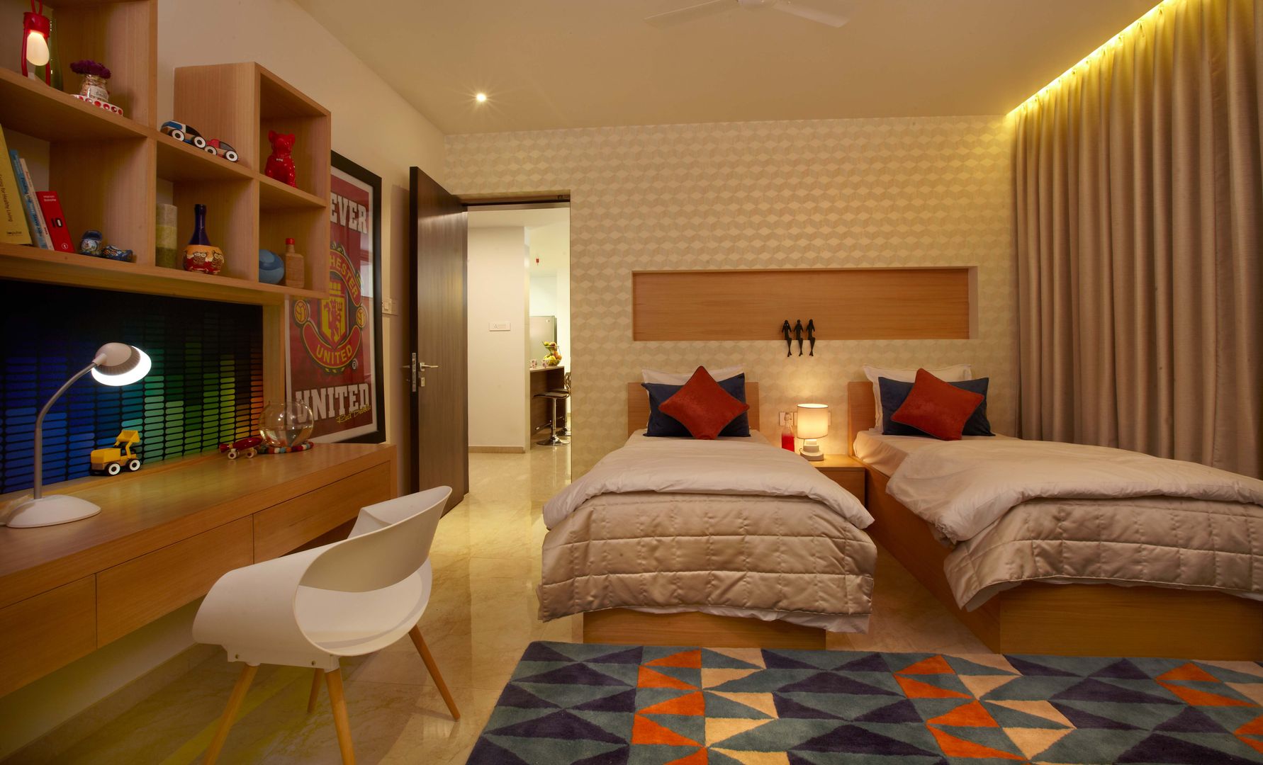 Home projects, Zeba India Pvt. Ltd. Zeba India Pvt. Ltd. モダンスタイルの寝室