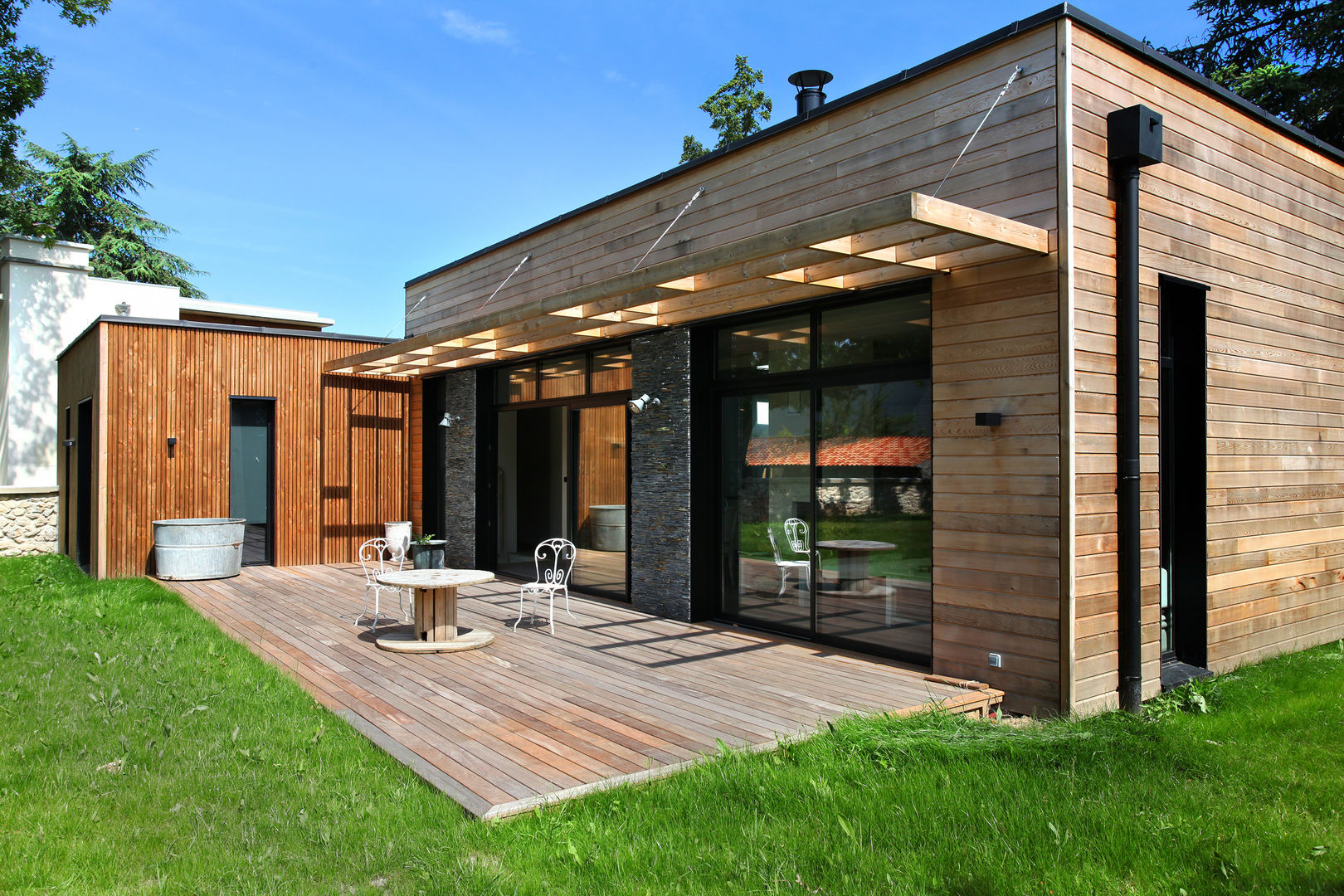 RUSTICASA | Casa em Le Prieuré | Montfort l'Amaury, RUSTICASA RUSTICASA Casas de madera Madera Acabado en madera