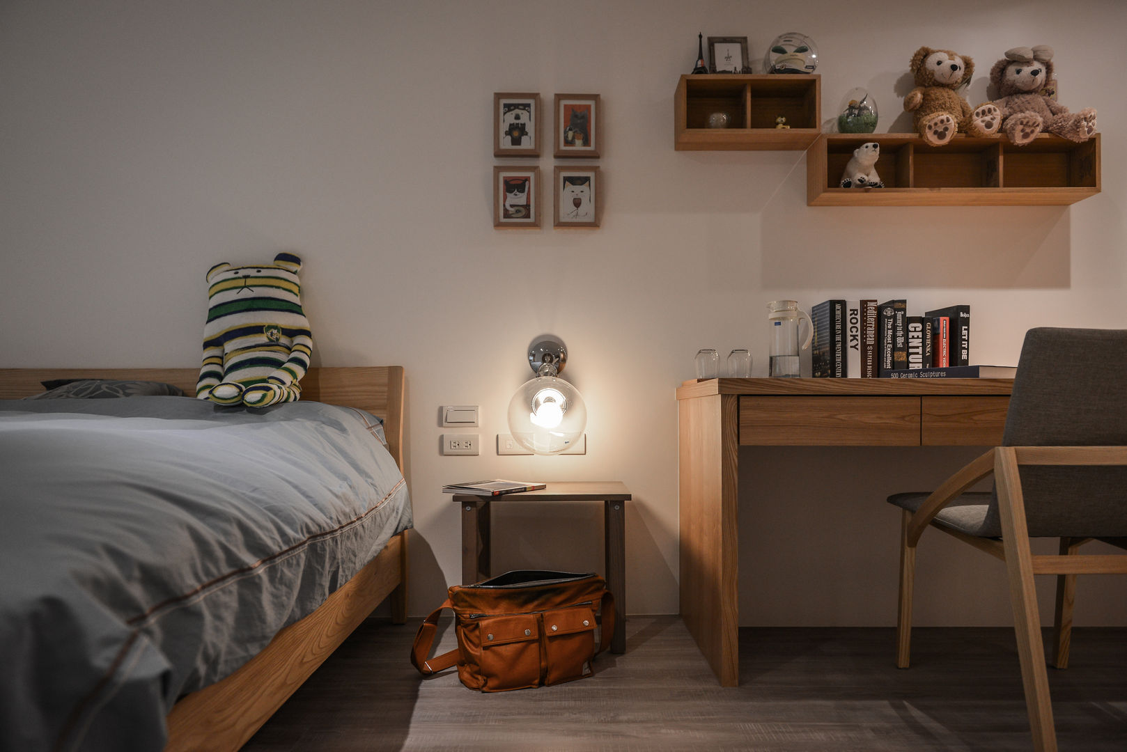 主臥房 存果空間設計有限公司 Scandinavian style bedroom