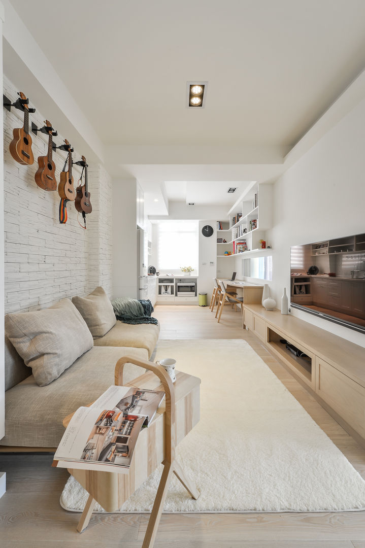 客廳 存果空間設計有限公司 Scandinavian style living room