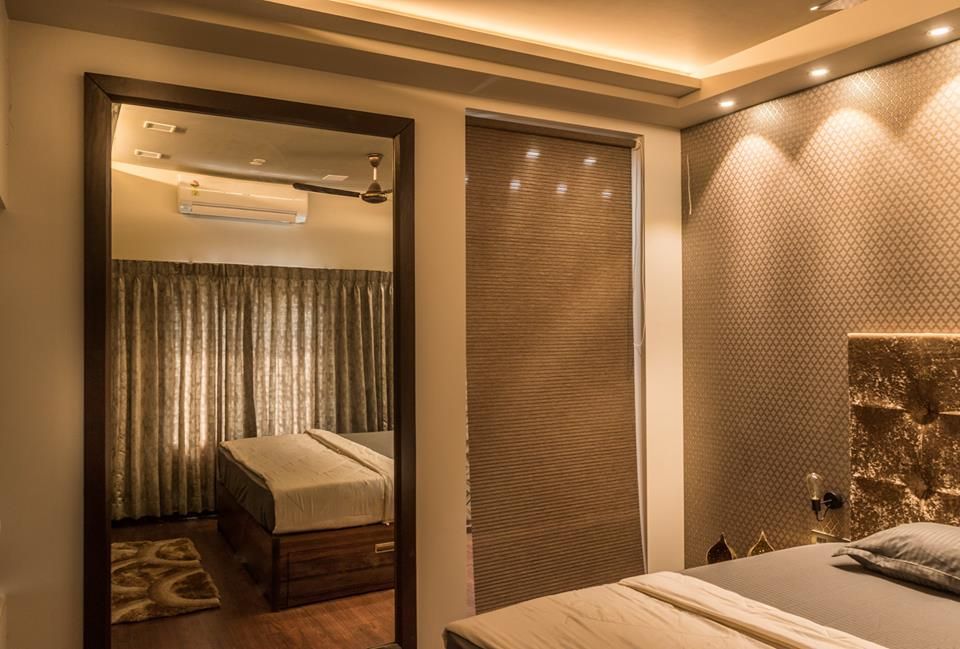 Rishi Villa - Pune, Aesthetica Aesthetica Camera da letto moderna